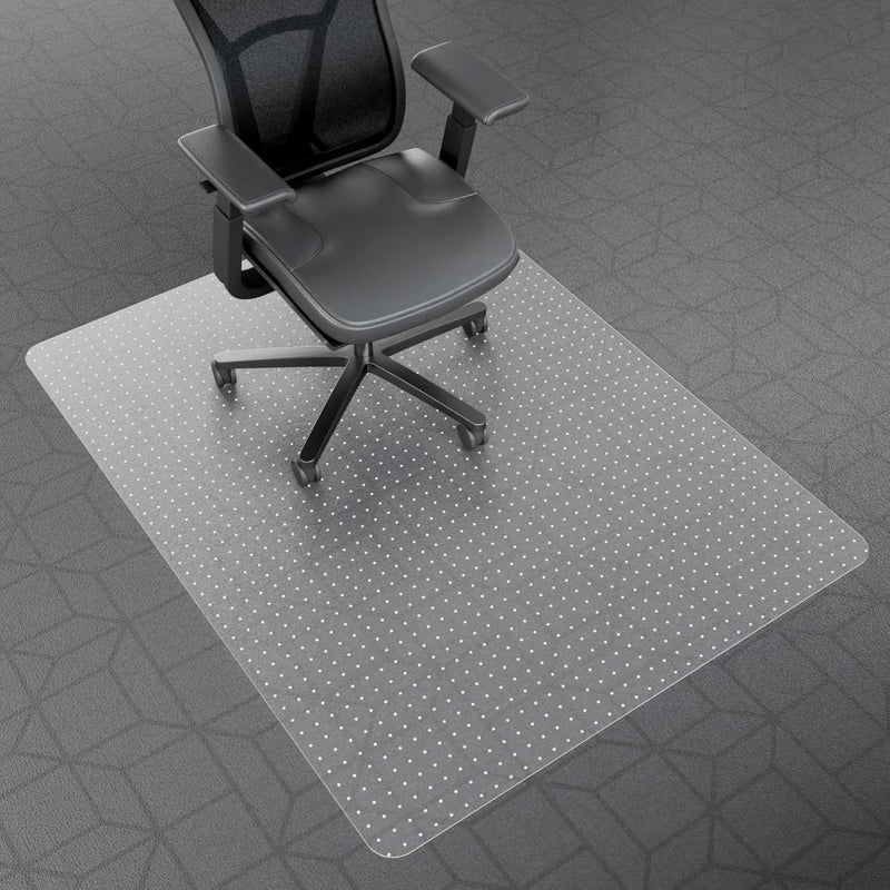 Naturei Office Chair Mat for Carpet, 48” x 36” Computer Chair Mat for Carpeted Floors, Smooth Glide Under Desk Carpeted Floor Protector, Carpet Mat for Home Office (Rectangle) - Image 1